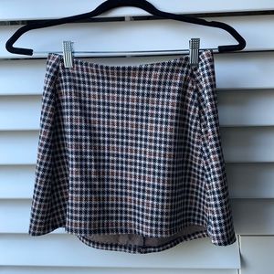 CUTE PLAID MINI SKIRT